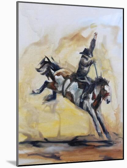 Let 'er Buck-Renee Gould-Mounted Giclee Print