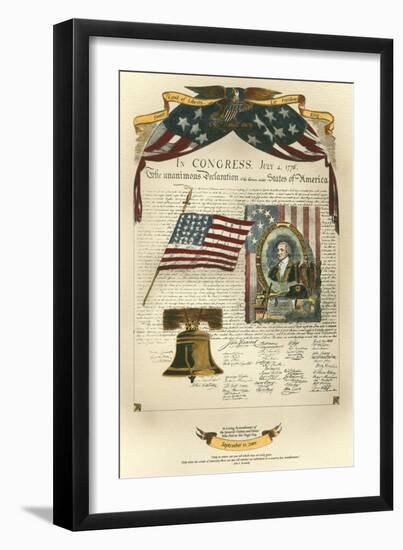 Let Freedom Ring II-null-Framed Art Print