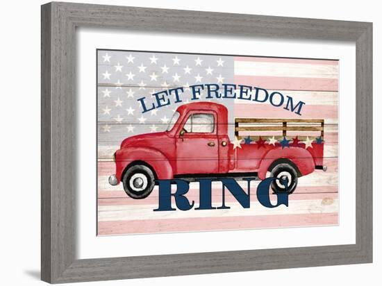 Let Freedom Ring-Kimberly Allen-Framed Art Print