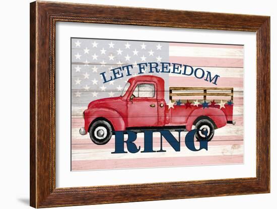 Let Freedom Ring-Kimberly Allen-Framed Art Print