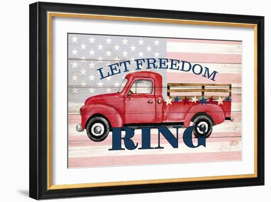 Let Freedom Ring-Kimberly Allen-Framed Art Print