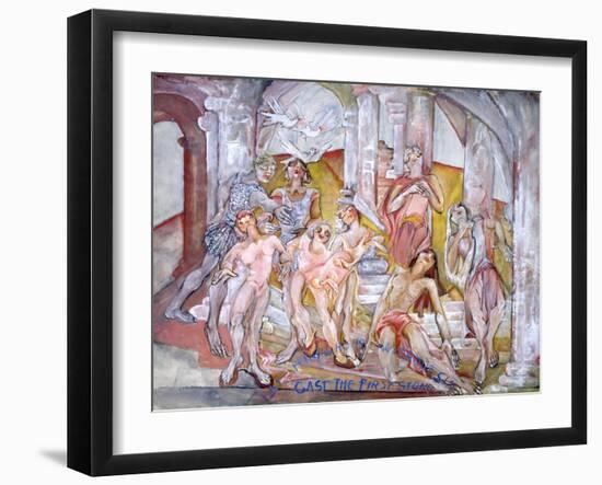 Let Him Who is Without Sin Cast The First Stone-Zelda Fitzgerald-Framed Art Print
