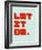 Let it Be 1-NaxArt-Framed Art Print