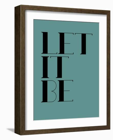 Let it Be Blue-NaxArt-Framed Art Print