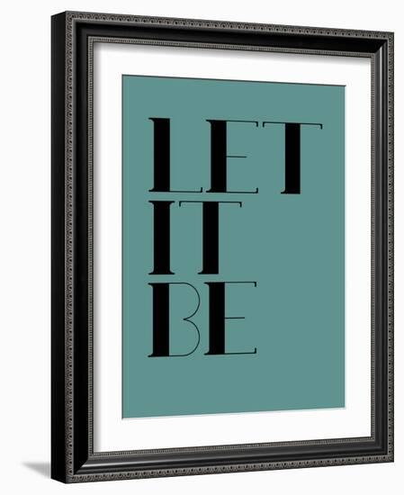 Let it Be Blue-NaxArt-Framed Art Print