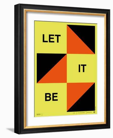 Let It Be Poster-NaxArt-Framed Art Print