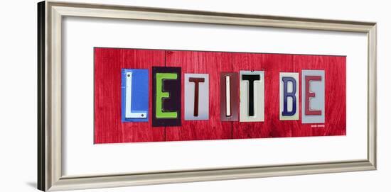 Let It Be-Design Turnpike-Framed Giclee Print