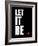 Let it Be-NaxArt-Framed Art Print