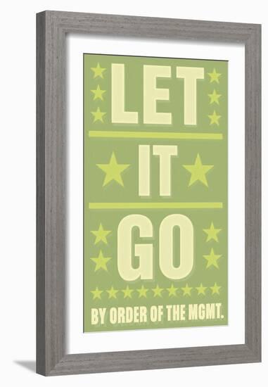 Let it Go-John Golden-Framed Art Print