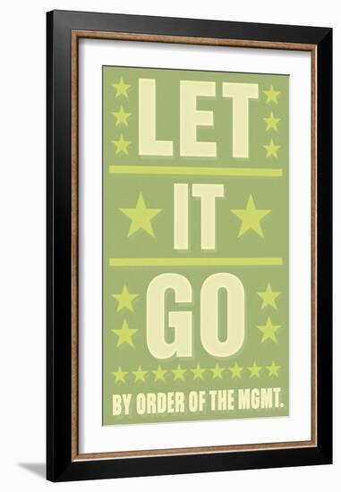 Let it Go-John Golden-Framed Art Print