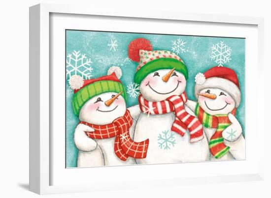 Let it Snow III Eyes Open-Mary Urban-Framed Art Print