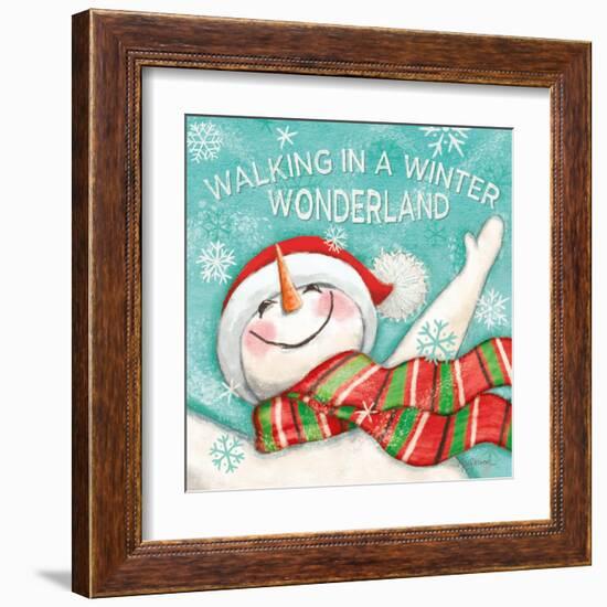 Let it Snow V Eyes Open-Mary Urban-Framed Art Print