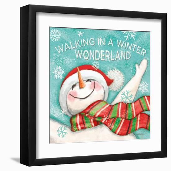 Let it Snow V Eyes Open-Mary Urban-Framed Art Print