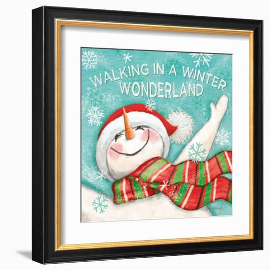 Let it Snow V Eyes Open-Mary Urban-Framed Art Print