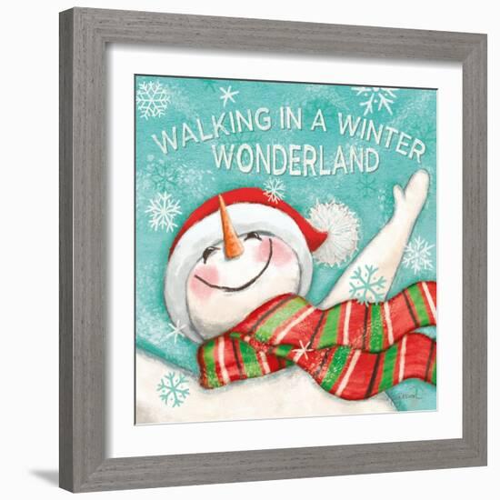 Let it Snow V Eyes Open-Mary Urban-Framed Art Print