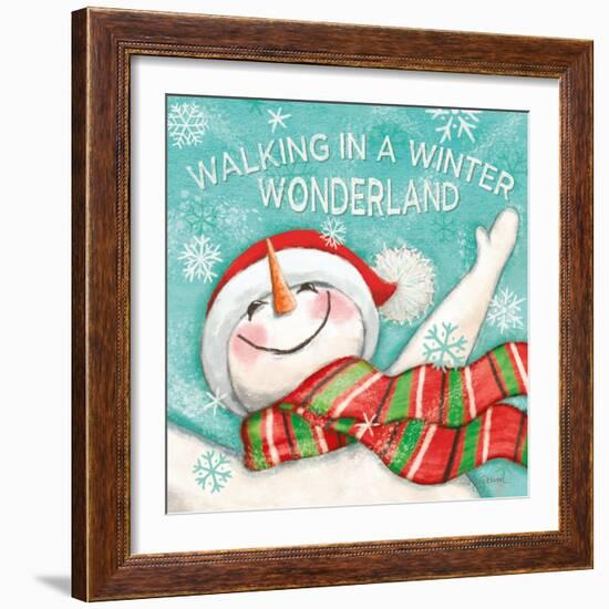 Let it Snow V Eyes Open-Mary Urban-Framed Art Print