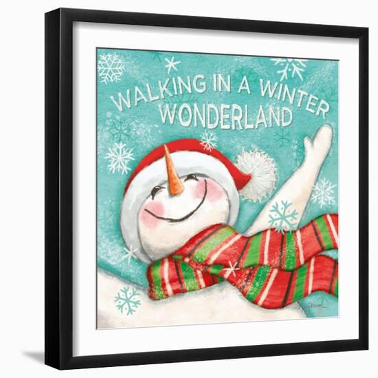 Let it Snow V Eyes Open-Mary Urban-Framed Art Print