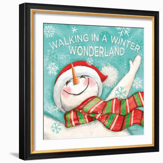 Let it Snow V Eyes Open-Mary Urban-Framed Art Print