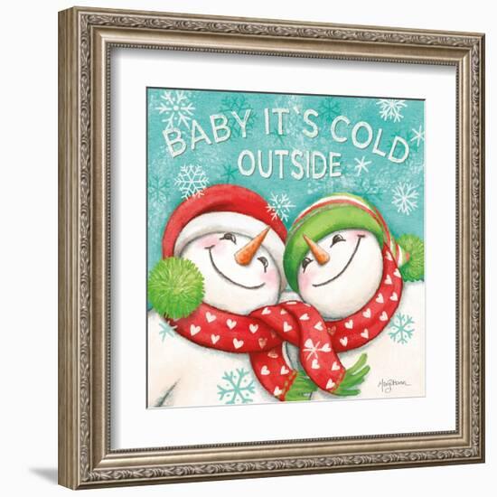 Let it Snow VI Eyes Open-Mary Urban-Framed Art Print