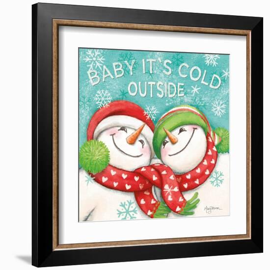 Let it Snow VI Eyes Open-Mary Urban-Framed Art Print