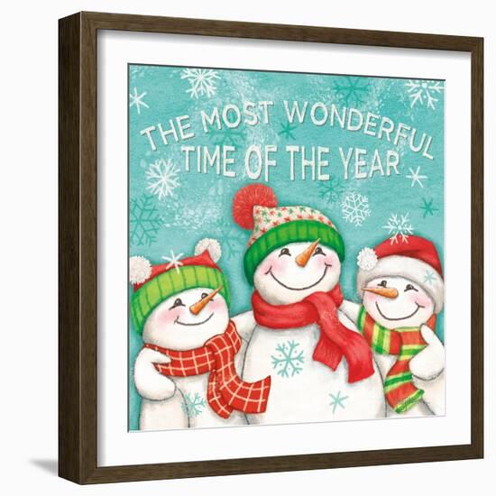 Let it Snow VII Eyes Open-Mary Urban-Framed Art Print