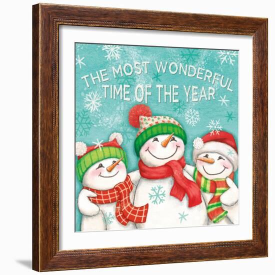 Let it Snow VII Eyes Open-Mary Urban-Framed Art Print