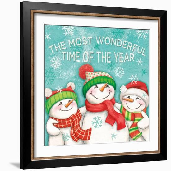 Let it Snow VII Eyes Open-Mary Urban-Framed Art Print