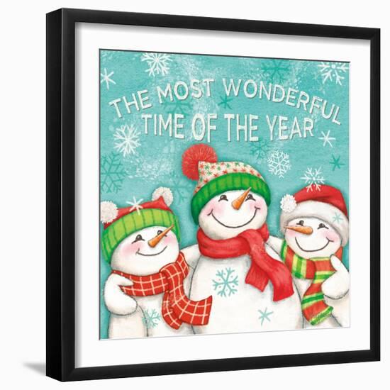 Let it Snow VII Eyes Open-Mary Urban-Framed Art Print