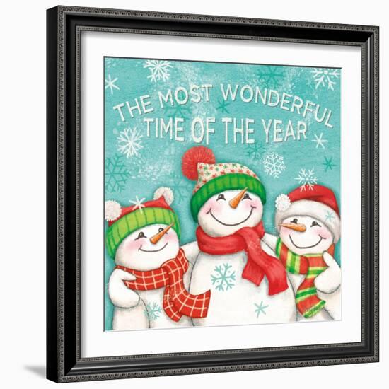 Let it Snow VII Eyes Open-Mary Urban-Framed Art Print