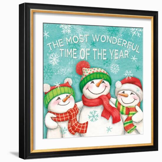 Let it Snow VII Eyes Open-Mary Urban-Framed Art Print