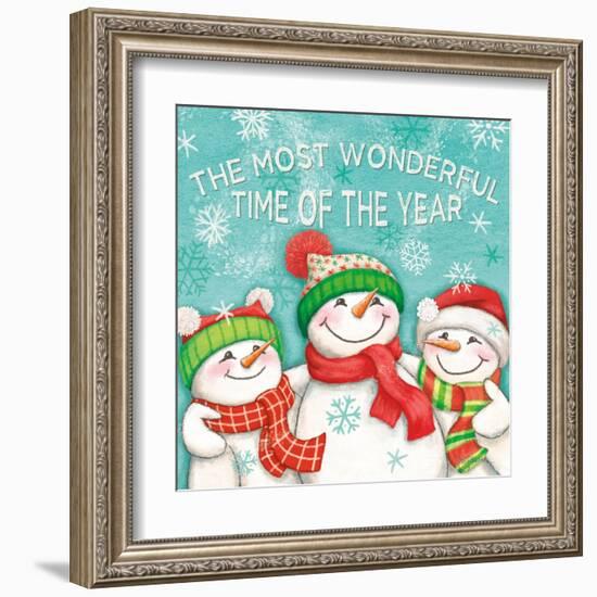 Let it Snow VII Eyes Open-Mary Urban-Framed Art Print