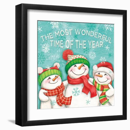 Let it Snow VII Eyes Open-Mary Urban-Framed Art Print