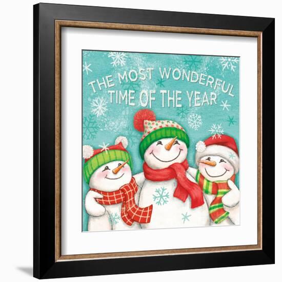 Let it Snow VII Eyes Open-Mary Urban-Framed Art Print