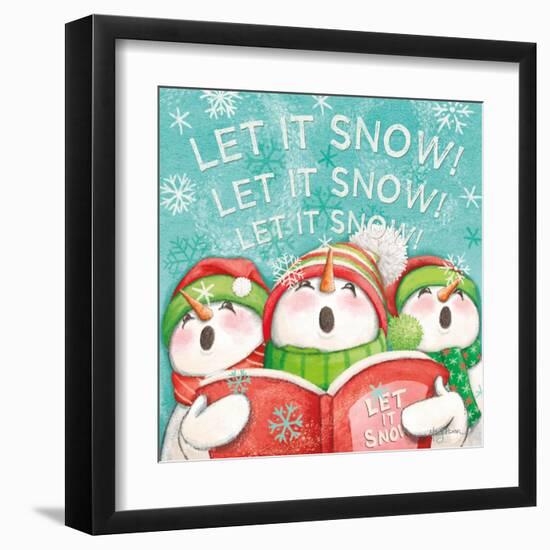 Let it Snow VIII Eyes Open-Mary Urban-Framed Art Print