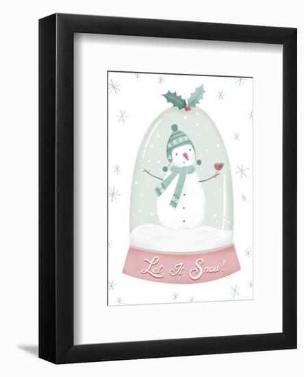 Let it Snow-Clara Wells-Framed Art Print