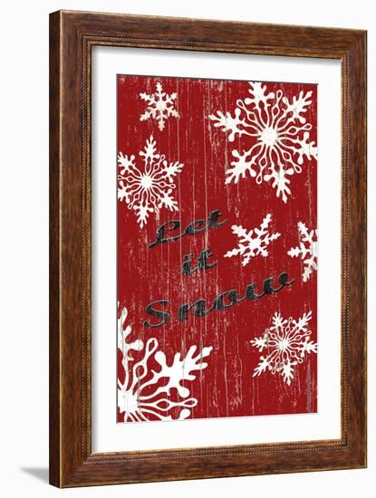 Let it snow-Karen Williams-Framed Giclee Print