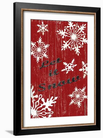 Let it snow-Karen Williams-Framed Giclee Print