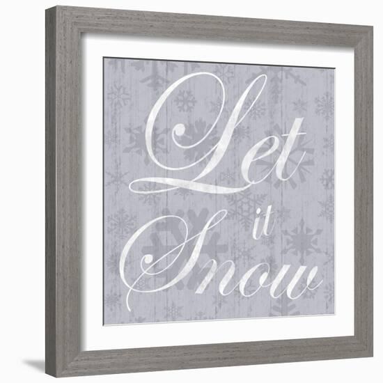 Let It Snow-Lauren Gibbons-Framed Art Print