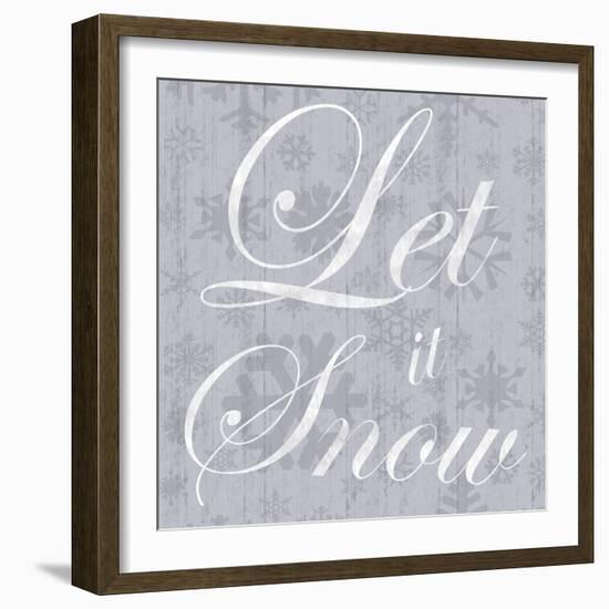 Let It Snow-Lauren Gibbons-Framed Art Print