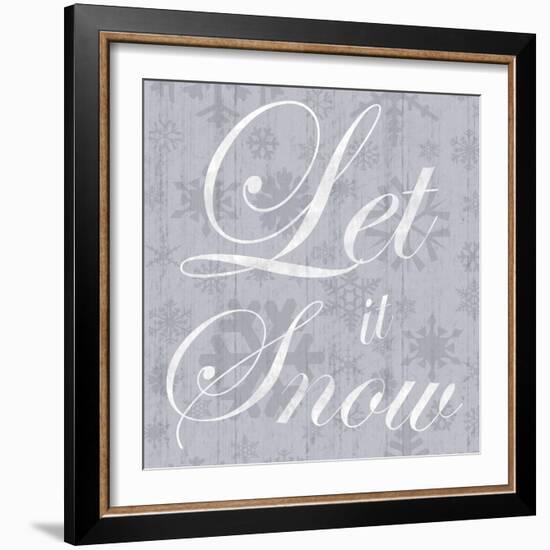 Let It Snow-Lauren Gibbons-Framed Art Print