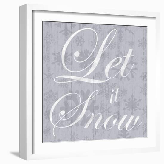 Let It Snow-Lauren Gibbons-Framed Art Print