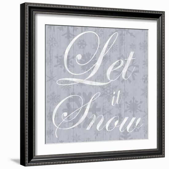 Let It Snow-Lauren Gibbons-Framed Art Print