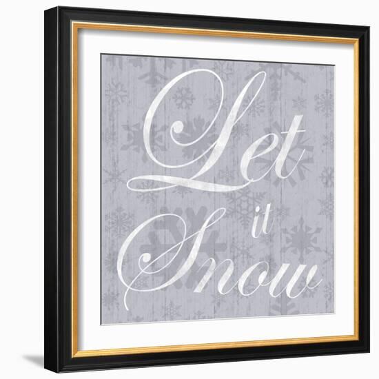 Let It Snow-Lauren Gibbons-Framed Art Print