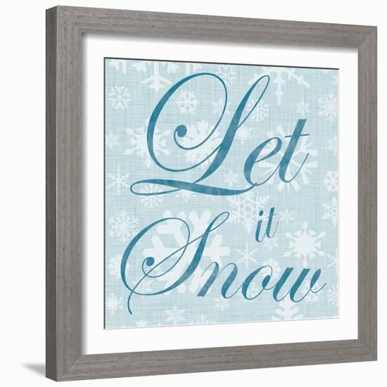 Let It Snow-Lauren Gibbons-Framed Art Print