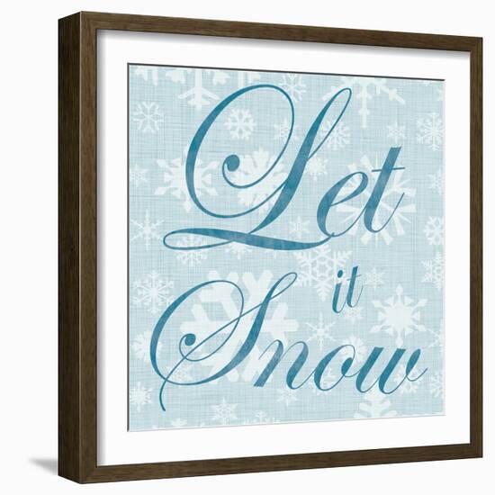 Let It Snow-Lauren Gibbons-Framed Art Print