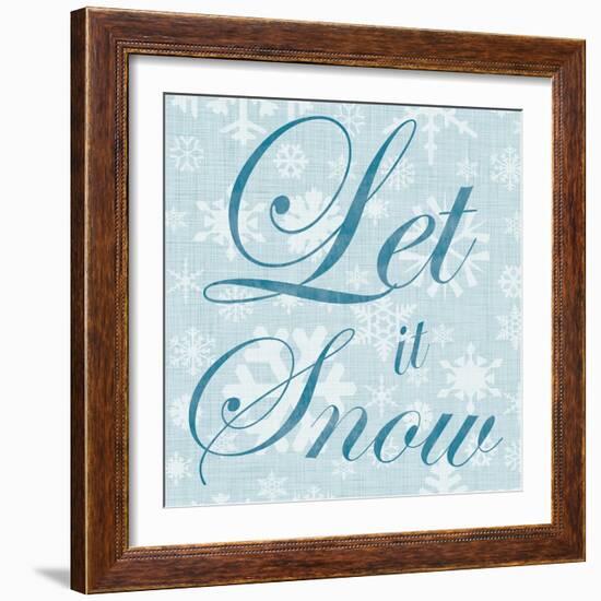 Let It Snow-Lauren Gibbons-Framed Art Print