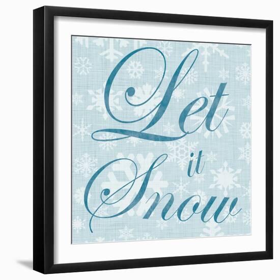 Let It Snow-Lauren Gibbons-Framed Art Print