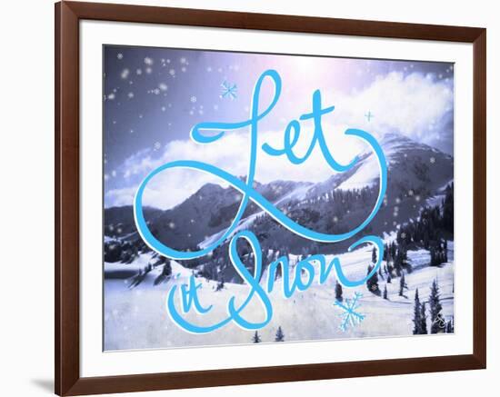 Let it Snow-Kimberly Glover-Framed Giclee Print