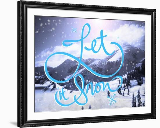 Let it Snow-Kimberly Glover-Framed Giclee Print