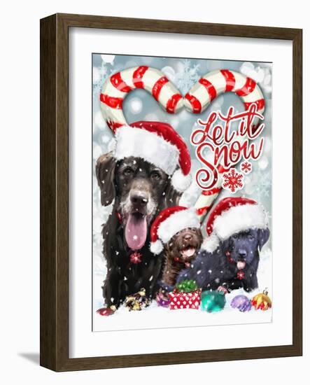 Let it Snow-Arnica Burnstone-Framed Giclee Print